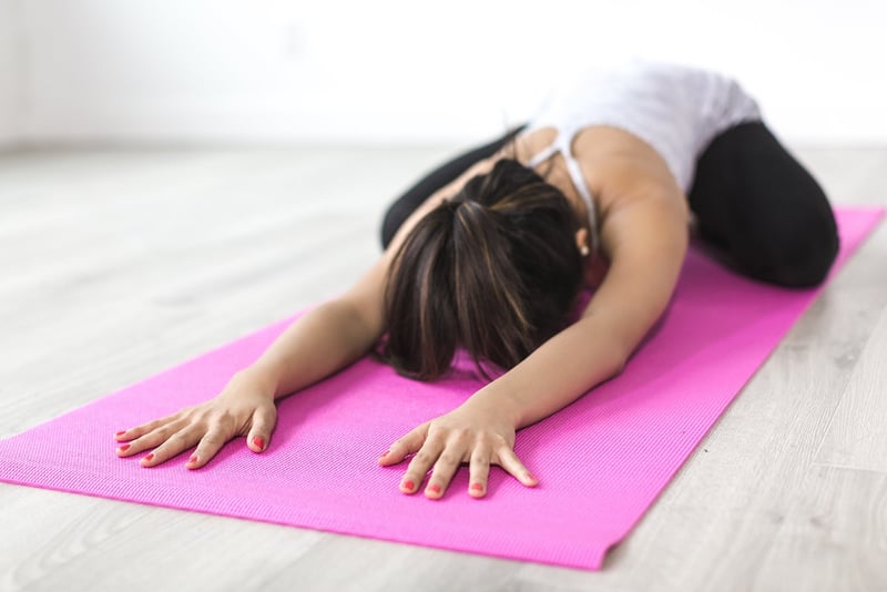 Relaxing Yoga Pose